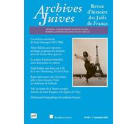 Archives juives, vol. 59, n° 1, 2026: Doublement marginalisées. Femmes, artistes et juives au XXe siècle