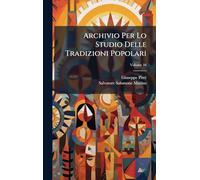 Archivio Per Lo Studio Delle Tradizioni Popolari