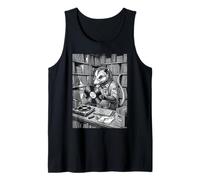 Archivista de Discos de Vinilo de zarigüeya Vintage para Mujeres y Hombres Camiseta sin Mangas