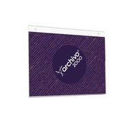 Expositor mural archivo 2000 con taladros ultra transparente din a4 horizontal 300x235 mm