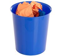 Papelera plastico archivo 2000 ecogreen 100% reciclada 18 litros color azul 290x310 mm - 2001 AZ