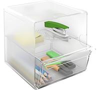 Archivo 2000 6708CSTP - Organizador modular apilable - Archicubo con 2 cajones pequeños y 1 cajón grande