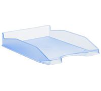 Archivo 2000 742AZTL - Bandeja apilable organizadora para documentos en formato A4 y folio, color azul traslúcido