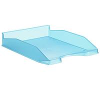 Archivo 2000 742LGTL - Bandeja apilable organizadora para documentos en formato A4 y folio, color azul mar traslúcido