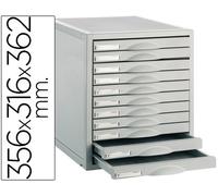 Archivo 2000 Bloque Clasificador Secreter 8211C 356X316X362 mm 11 Cajones Color Gris