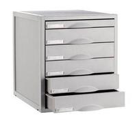 Archivo 2000 Escritorio Bloque Clasificador 8206C 356X316X362 mm 6 Cajones Color Gris