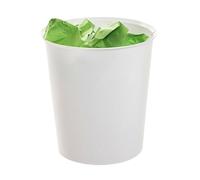 Papelera plastico archivo 2000 ecogreen 100% reciclada 18 litros color blanco pastel