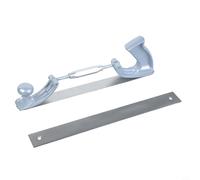 Archivo de carrocería de automóvil, soporte de archivo de acero curvado ajustable, limas pulidoras de 14 pulgadas con placa de aluminio de doble agujero y herramienta de soporte de media luna (C)