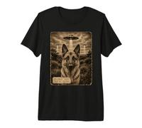 Archivo de Caso de abducción alienígena ovni de Perro Pastor alemán 74-1967 Camiseta Premium