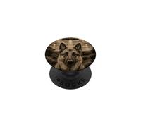 Archivo de Caso de abducción alienígena ovni de Perro Pastor alemán 74-1967 PopSockets PopGrip Adhesivo