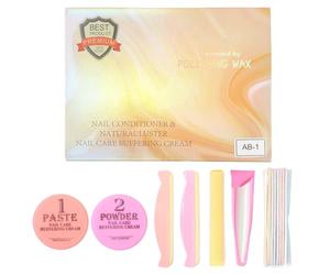 Archivo de esmalte de uñas - Crema para tapicería de uñas | Pulido de uñas para manicura | Juego de archivos de esmalte de uñas | Crema para uñas y almohadillas de cepillo | Topes de uñas |