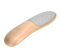 Archivo de pie, Pedicura Cuidado de Pies Herramienta de molienda Pedicura Herramientas de cuidado de pies con base para el cuidado de pies (oro rosa brillante)