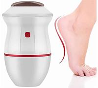 Archivo de pies eléctrico pedicura callo removedor de la piel dura herramientas de cuidado, USB recargable, juego de pedicura con doble velocidad, quitar cutículas de piel muerta, callos (rojo)