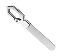 Archivo De Uñas De Metal: Herramienta De Molienda De Muelle De Acero Inoxidable | Juego De Archivos De Uñas De Bolsillo De Servicio Pesado Profesional | De Zafiro De Doble Lado Portátil Para M