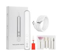 Archivo De Uñas Eléctrica Para Acrílico | Conjunto Archivos Kit De Perforación Portátil Compacto Herramienta Cuidado De Pie Acrílico, E