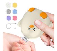 Archivo De Uñas Eléctricas - 6 En 1 Baby Nail Cathet | Leiser Safe Baby Nagleschneider | Intercambiar Cabezas De Lijado Para Dedos Pies Y Dedos, Archivo De Bebé Automático, Regalo Para Recién Nacidos