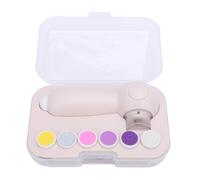Archivo de uñas para bebés Electric, cuidado de las uñas de bebé con luz LED, cortaíneas para bebés para uñas y uñas de los adultos recién nacidos, 6 cabezas de reemplazo Caja de