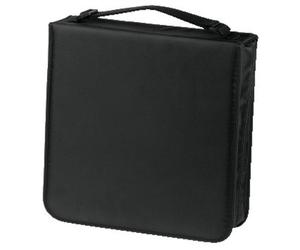 Archivo discos Hama CD Wallet Nylon 208 Negro