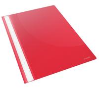 Archivos de informe de plástico Esselte A4, capacidad para 160 hojas, gama VIVIDA, rojo
