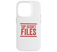 Archivos secretos para agente encubierto Carcasa para iPhone 14 Pro