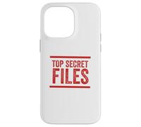 Archivos secretos para agente encubierto Carcasa para iPhone 14 Pro Max