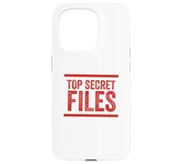 Archivos secretos para agente encubierto Carcasa para iPhone 15 Pro