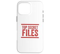 Archivos secretos para agente encubierto Carcasa para iPhone 16 Pro Max