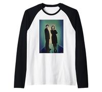 Archivos X David Duchovny Gillian Anderson Por Michael Grecco Camiseta Manga Raglan