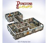 Archon studio 67810 dungeon & laser: sci-fi starter set accesorios, mu