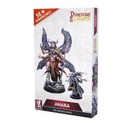 Archon Studio Dungeons & Lasers Anara The Undying Queen - Miniatura grande de 5 pulgadas de alto con base escénica, requiere pintura y montaje, para mayores de 14 años