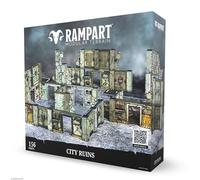Archon Studio Rampart Modular Terrain: City Ruins - Juego de terreno en miniatura sin pintar compatible con DND y otros juegos de rol de mesa