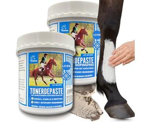 arcilla acética - arcilla caballo bálsamo de enfriamiento arcilla ungüento de árnica I arcilla mineral curativa enfriamiento I gel I gel de árnica músculo 1 x sin dopaje 1 x con árnica caballo 2*1,5Kg