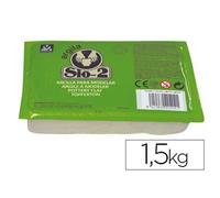 Arcilla Argila Sio-2 Color Blanco Paquete De 1,5 Kg