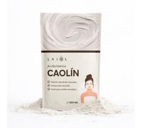 Arcilla Blanca en Polvo 300g LAIOL - Mascarilla de Arcilla Facial y Capilar - Limpieza Suave para Piel Sensible - Caolín Natural Cosmética Ecológica