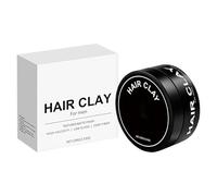Arcilla para el cabello, 100 g, mate natural para peinar, para el cabello de fijación fuerte para adultos, niños, hombres, al aire, viajes, citas, actuaciones, fotografía