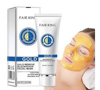 Arcilla pelable dorada, minimizadora de poros para la cara, arcilla facial reafirmante dorada con extracto de Hamamelis Virginiana, iluminador, revitalizante, elimina la suciedad y el exceso de