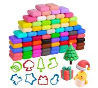 Arcilla polimérica 72 colores set infantil, arcilla moldeable secado al aire para manualidades, suave y no tóxica con herramientas incluidas