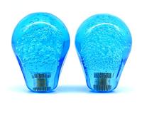 Arcity 2 piezas Arcade Joystick Bat Top Big Head Oval Handle Knob tipo americano azul y azul transparente para Zippy SANWA SEIMITSU Arcade1up gabinete de consola de máquina nuevo