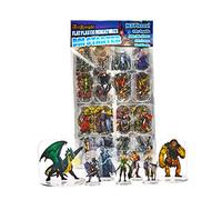 Arcknight Juego de iniciación de Dungeons and Dragons - 167 miniaturas planas de plástico DND listas para usar, a todo color, arte de doble cara, regalo perfecto de D&D para DND 5e, Pathfinder