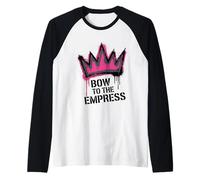 Arco A La Emperatriz Grunge Punk Corona Arte Callejero Camiseta Manga Raglan