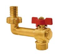 Arco bricolage - Válvula bronce boca vertical riego esfera 1/2"x3/4"