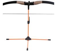 Arco clásico con soporte - Soporte de arco ligero de fibra de vidrio | Soporte de arco portátil para arcos curvados, arco largo para llevar, expositor para arcos largos de forma segura, soport de