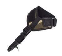 Arco compuesto ajustable con arco - Correa de muñeca de camuflaje, pinza de gatillo para mano izquierda y derecha, arquero juvenil (paquete de 1)