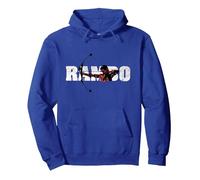 Arco Compuesto Rambo Sudadera con Capucha, Unisex para Adultos, Azul Real, L