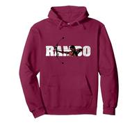 Arco Compuesto Rambo Sudadera con Capucha, Unisex para Adultos, Granate, XXL