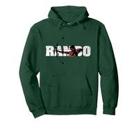 Arco Compuesto Rambo Sudadera con Capucha, Unisex para Adultos, Verde Bosque, XL
