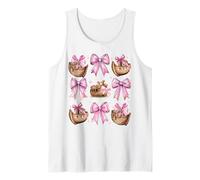 Arco Coqueta Arca De Noé Animales Cristianos Chica Mamá Rosa Camiseta sin Mangas