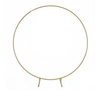 Arco de Boda Arco circular de metal con soporte for boda, arco redondo globos y flores para Bodas(M)