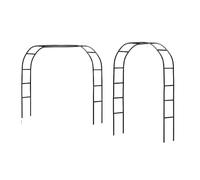 Arco de Boda Arco de metal for bodas, soporte for flores, enredadera trepadora, for plantas, base for postes, pabellón, redondo 1 pieza for fondo boda para Bodas