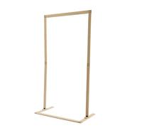 Arco de boda Soporte de flores desmontable 2,13 m Cenador de madera rectangular Decoración - Madera Color